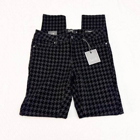 Nanette Lepore Jegging Houndstooth Patterned Denim Jeans Size 4 NWT - Picture 4 of 9